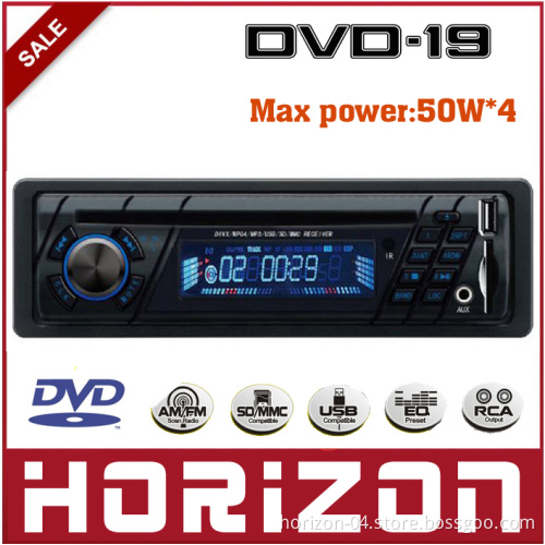 Car Audio DVD 19 Music Player in Cars (DVD), Amfm Radio with 30 Preset Radio Stations (18FM, 12AM), Car CD Player